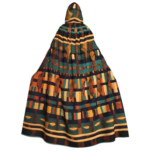 Longzehao Unisex-Kapuzenumhang mit afrikanischem klassischem Webdruck, für Erwachsene, Dekoration, Cosplay-Kostüme, Halloween-Kapuzenmantel Longzehao Unisex-Kapuzenumhang mit afrikanischem klassischem Webdruck, für Erwachsene, Dekoration, Cosplay-Kostüme, Halloween-Kapuzenmantel von Longzehao