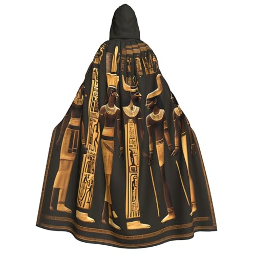 Longzehao Unisex-Kapuzenumhang mit altägyptischem Hieroglyphen-Druck, für Erwachsene, Dekoration, Umhang, Cosplay-Kostüme, Halloween-Kapuzenmantel Longzehao Unisex-Kapuzenumhang mit altägyptischem Hieroglyphen-Druck, für Erwachsene, Dekoration, Umhang, Cosplay-Kostüme, Halloween-Kapuzenmantel von Longzehao