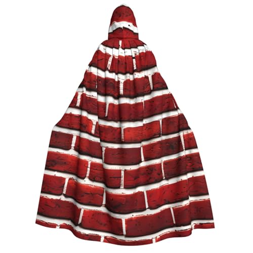Longzehao Unisex Kapuzenumhang mit rotem Steindruck, für Erwachsene, Dekoration, Cosplay-Kostüme, Halloween-Kapuzenmantel Longzehao Unisex Kapuzenumhang mit rotem Steindruck, für Erwachsene, Dekoration, Cosplay-Kostüme, Halloween-Kapuzenmantel von Longzehao