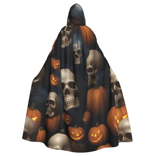 Longzehao Unisex Robe Capes Erwachsene Halloween Totenkopf Druck Kapuzenumhang für Cosplay Halloween Karneval Kostüme Longzehao Unisex Robe Capes Erwachsene Halloween Totenkopf Druck Kapuzenumhang für Cosplay Halloween Karneval Kostüme von Longzehao