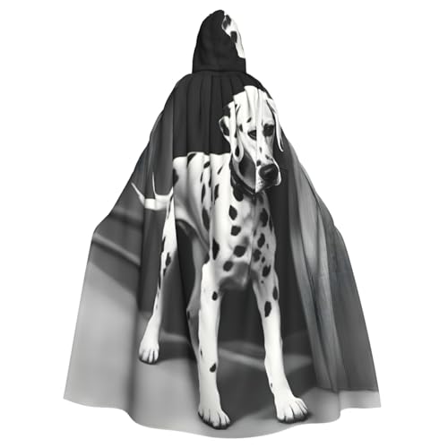 Longzehao Unisex Roben Capes Erwachsene Dalmatiner 1 Druck Kapuzenumhang für Cosplay Halloween Karneval Kostüme Longzehao Unisex Roben Capes Erwachsene Dalmatiner 1 Druck Kapuzenumhang für Cosplay Halloween Karneval Kostüme von Longzehao