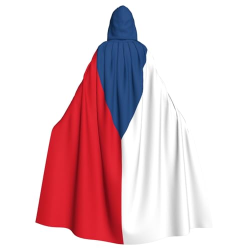 Longzehao Unisex Roben Capes Erwachsene Flagge der Tschechischen Republik Druck Kapuzenumhang für Cosplay Halloween Karneval Kostüme Longzehao Unisex Roben Capes Erwachsene Flagge der Tschechischen Republik Druck Kapuzenumhang für Cosplay Halloween Karneval Kostüme von Longzehao
