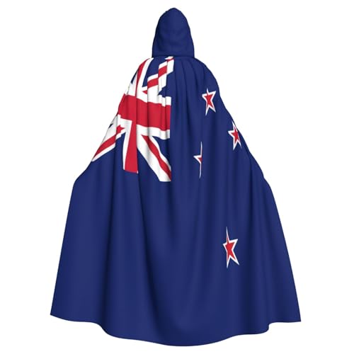 Longzehao Unisex Roben Capes Erwachsene Neuseeland-Flagge Druck Kapuzenumhang für Cosplay Halloween Karneval Kostüme Longzehao Unisex Roben Capes Erwachsene Neuseeland-Flagge Druck Kapuzenumhang für Cosplay Halloween Karneval Kostüme von Longzehao
