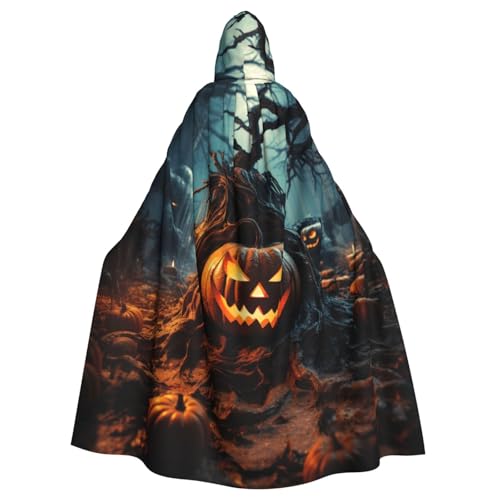 Longzehao Unisex Roben Capes Erwachsene Orange Halloween Party Druck Kapuzenumhang für Cosplay Halloween Karneval Kostüme Longzehao Unisex Roben Capes Erwachsene Orange Halloween Party Druck Kapuzenumhang für Cosplay Halloween Karneval Kostüme von Longzehao
