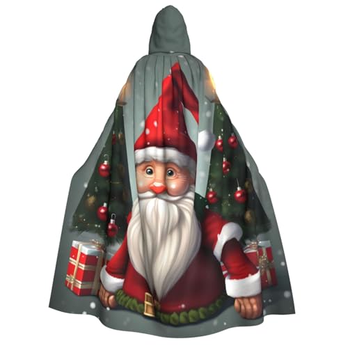 Longzehao Unisex Weihnachtsumhang mit traditionellem Zwergen-Druck, für Erwachsene, Dekoration, Umhang, Cosplay-Kostüme, Halloween-Kapuzenmantel Longzehao Unisex Weihnachtsumhang mit traditionellem Zwergen-Druck, für Erwachsene, Dekoration, Umhang, Cosplay-Kostüme, Halloween-Kapuzenmantel von Longzehao