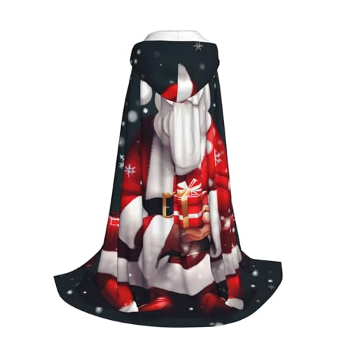 Longzehao Weihnachtlicher Weihnachtsmann-Aufdruck, Kapuzenumhang für Kinder mit Halloween, Weihnachten, Cosplay, Kapuzenumhang Kostüm Longzehao Weihnachtlicher Weihnachtsmann-Aufdruck, Kapuzenumhang für Kinder mit Halloween, Weihnachten, Cosplay, Kapuzenumhang Kostüm von Longzehao