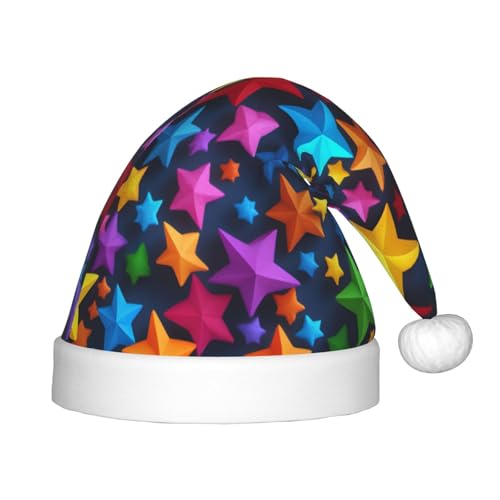 Longzehao Weihnachtsmütze für Kinder mit Plüschfell, Weihnachtsmützen für Silvester, Partyzubehör Longzehao Weihnachtsmütze für Kinder mit Plüschfell, Weihnachtsmützen für Silvester, Partyzubehör von Longzehao