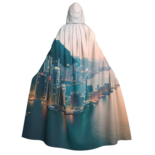 Unisex Kapuzenumhang mit Hongkong-Aufdruck, für Erwachsene, Dekoration, Cosplay-Kostüme, Halloween-Kapuzenmantel Unisex Kapuzenumhang mit Hongkong-Aufdruck, für Erwachsene, Dekoration, Cosplay-Kostüme, Halloween-Kapuzenmantel von Longzehao