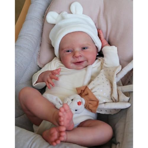 Lonian 19 Zoll 48 cm wiedergeborene Babypuppe mit kuscheligem Körper, realistische Puppe von Lonian