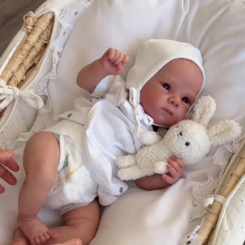 Lonian Reborn Babies Puppen 18 Zoll realistische neugeborenen lebensechten echten Baby offenes Auge Weichheit Stoff Körper, der niedlich Aussehen Kleinkind von Lonian
