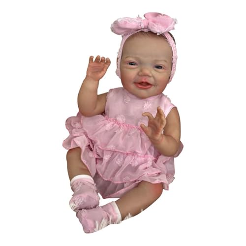 Lonian Reborn-Baby Puppen 20 Zoll Reborn Puppen Realistische Neugeborenes Baby Soft Body Poseable Full Vinyl Body Girl Like a Lifelike Baby mit Fütterung Kit für Kinder Lonian Reborn-Baby Puppen 20 Zoll Reborn Puppen Realistische Neugeborenes Baby Soft Body Poseable Full Vinyl Body Girl Like a Lifelike Baby mit Fütterung Kit für Kinder von Lonian