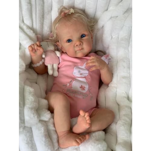 Lonian Reborn-Babypuppen für Mädchen, 45 cm, realistische Babypuppe, echte Babypuppe, die echt aussieht, weicher Körper, lebensgroße Reborn-Puppen von Lonian