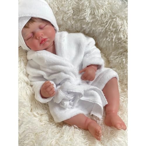 Lonian Reborn-Puppen, ganzkörperweiches Vinyl, 48 cm, realistische Babypuppen zum Schlafen von Neugeborenen, Mädchen/Jungen, lebensechte wiedergeborene Babypuppen (Mädchen) von Lonian