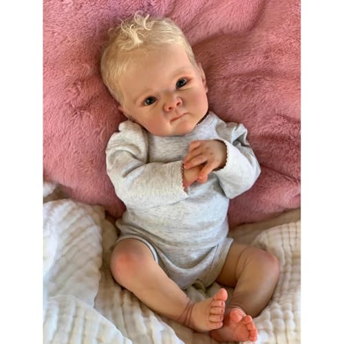 Lonian Reborn Puppen 18 Zoll Reborn 45cm Baby Neugeborenes Baby Realistisch Neugeborenes Alter 3 + von Lonian