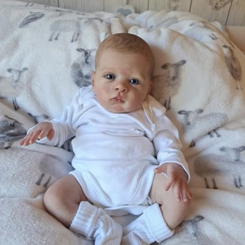 Lonian Reborn Puppen 45 cm Realistische Neugeborene Babys Silikon Baby Puppe, die wirklich lebensecht Preemie Baby Puppen Soft Baby Spielzeug Aussehen Lonian Reborn Puppen 45 cm Realistische Neugeborene Babys Silikon Baby Puppe, die wirklich lebensecht Preemie Baby Puppen Soft Baby Spielzeug Aussehen von Lonian