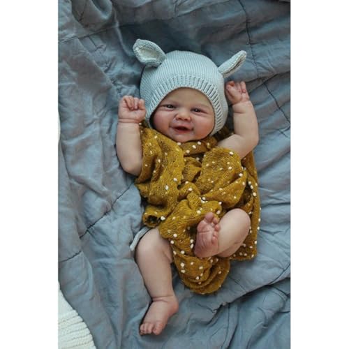 Lonian Reborn Puppen Alter 3 + - 19-Zoll Handmade Realistic Baby Dolls Soft Cloth Body mit Spielzeug Zubehör, Reborn Baby Puppen wie EIN lebensechtes Baby Lonian Reborn Puppen Alter 3 + - 19-Zoll Handmade Realistic Baby Dolls Soft Cloth Body mit Spielzeug Zubehör, Reborn Baby Puppen wie EIN lebensechtes Baby von Lonian