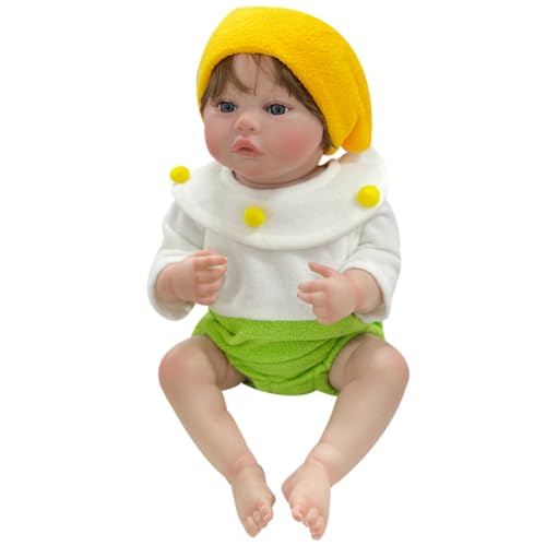 Lonian wiedergeborene Mädchenpuppe – 19 Zoll, 49 cm, handgefertigt, waschbar, weicher Vinylkörper mit anatomisch korrekter, wiedergeborener Babypuppe, die wie ein echtes Baby aussieht (Baumwollkörper) von Lonian