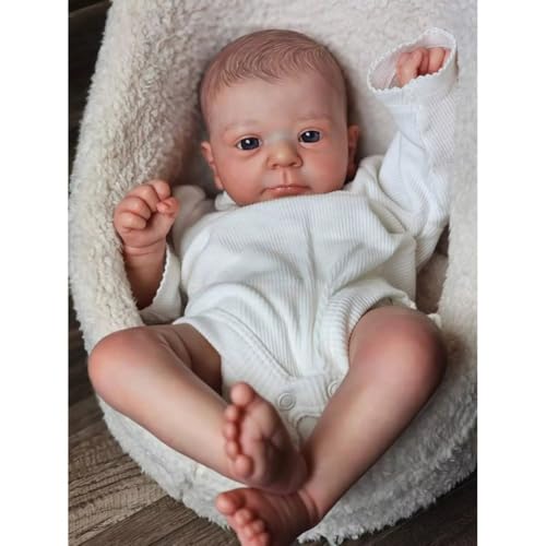 Reborn-Puppen Realistische Baby-Puppe, die echt Aussehen 18 in / 45CM Frühchen Babys Leben wie Baby-Puppen weichen Körper Leben Größe Reborn-Puppe Reborn-Puppen Realistische Baby-Puppe, die echt Aussehen 18 in / 45CM Frühchen Babys Leben wie Baby-Puppen weichen Körper Leben Größe Reborn-Puppe von Lonian