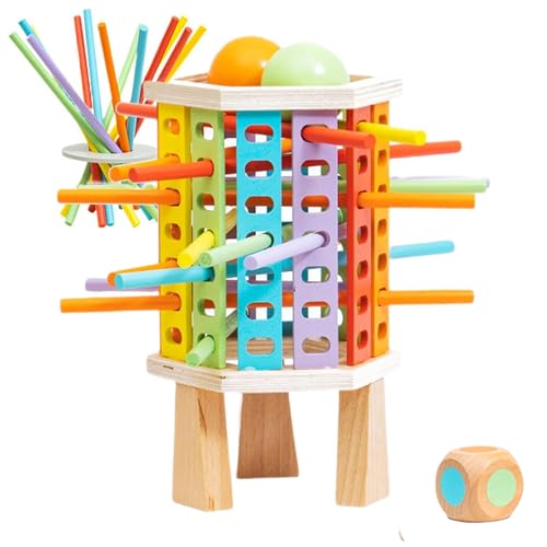 Lonsien Montessori Spielzeug Brettspiel ab 3 Jahren Holzspielzeug Pädagogisch Wertvoll Kinderspiele ab 3 4 5 6 Jahre Feinmotorik Spiele für Jungen und Mädchen,Osterspiele,Geschenkideen von Lonsien