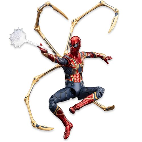 LonullyMege Iron Spider Action-Figuren, 17,8 cm, Maßstab 1/10, alle Gelenke, bewegliche Superhelden-Serie 2.0 Serie, exquisites Sammelspielzeug LonullyMege Iron Spider Action-Figuren, 17,8 cm, Maßstab 1/10, alle Gelenke, bewegliche Superhelden-Serie 2.0 Serie, exquisites Sammelspielzeug von LonullyMege