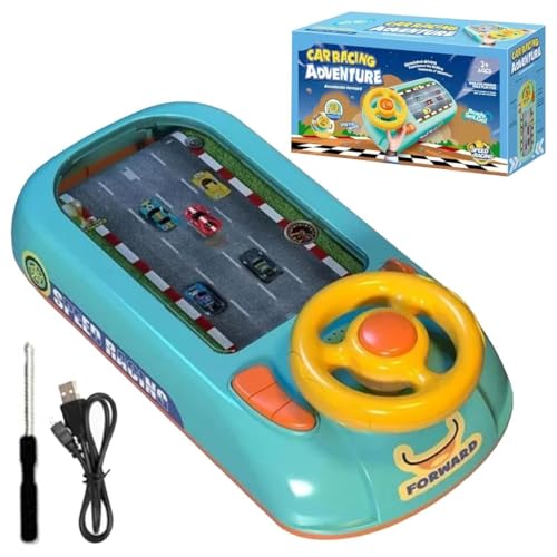 Lonvgrt Abenteuer-Rennwagen-Spielzeuglenkrad, Renn-Abenteuerauto-Lenkrad for den Auto-Rücksitz, Musiklenkrad 4-6, Kleinkind-Simulations-Rennwagenspiel mit Sound for Junge und Mädchen Lonvgrt Abenteuer-Rennwagen-Spielzeuglenkrad, Renn-Abenteuerauto-Lenkrad for den Auto-Rücksitz, Musiklenkrad 4-6, Kleinkind-Simulations-Rennwagenspiel mit Sound for Junge und Mädchen von Lonvgrt