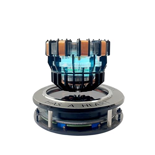 Lonyiabbi Arc Reactor MK1 Levitating 1:1 Scale Floating and Spinning in Air LED Decorative Toy, Unique Gift for Desk or Room von Lonyiabbi