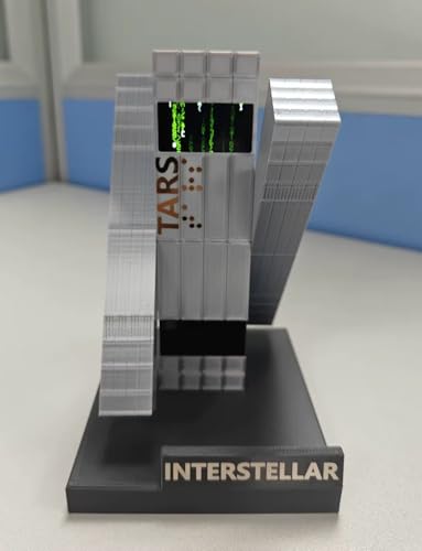 Lonyiabbi TARS Robotermodell mit Bildschirm, zeigt Fotos, Magnetgelenke, Sci-Fi-Geschenk und Desktop-Display von Lonyiabbi