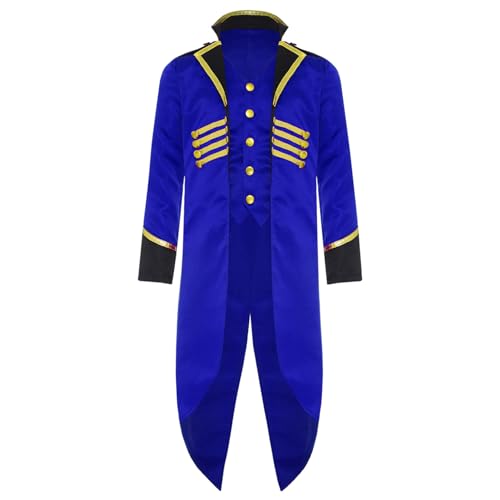 Loodgao Jungen Edel Frack Jacke Unregelmäßige Anzugjacke mit Anzugweste Märchen Piraten Vampire Uniformen Oberbekleidung Königsblau 134-140 Loodgao Jungen Edel Frack Jacke Unregelmäßige Anzugjacke mit Anzugweste Märchen Piraten Vampire Uniformen Oberbekleidung Königsblau 134-140 von Loodgao