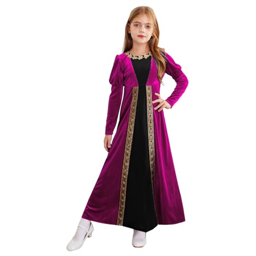 Loodgao Mädchen Viktorianisches Kleid Zauberer Rollenspiel Uniformen Langarm Tunika Maxi Lang Abendkleider Cocktailkleider Festzug Outfits Hot Pink 134-140 Loodgao Mädchen Viktorianisches Kleid Zauberer Rollenspiel Uniformen Langarm Tunika Maxi Lang Abendkleider Cocktailkleider Festzug Outfits Hot Pink 134-140 von Loodgao