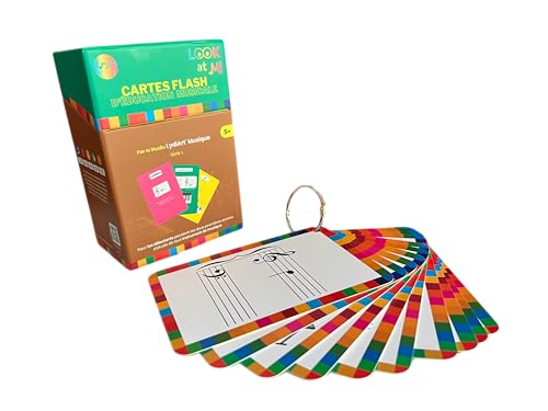 Lookatmi Musikunterricht Lernkarten - Musik Theorie & Instrumente Lernen mit Karteikarten - Langlebig, Wasserfest, Laminiert - 86 Doppelseitige & Nummerierte Karten - Geeignet für Kinder & Erwachsene Lookatmi Musikunterricht Lernkarten - Musik Theorie & Instrumente Lernen mit Karteikarten - Langlebig, Wasserfest, Laminiert - 86 Doppelseitige & Nummerierte Karten - Geeignet für Kinder & Erwachsene von Look At Mi
