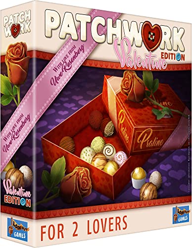 Lookout Games, Patchwork: Valentinstag-Edition, Brettspiel, ab 8 Jahren, 2 Spieler, 30 Minuten Spieldauer von Lookout Games