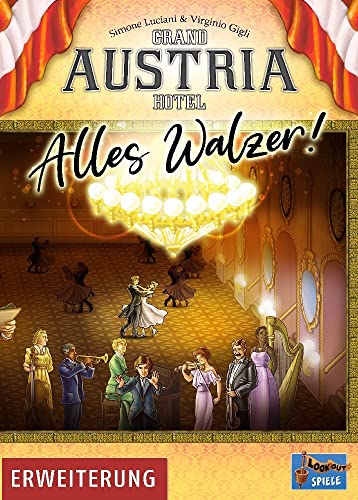 Lookout, Grand Austria Hotel – Alles Walzer| Erweiterung, Expertenspiel, Brettspiel, 1-4 Spieler, Ab 12+ Jahren, 90 Minuten, Deutsch von Lookout