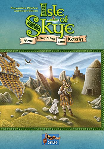 Lookout | Isle of Skye: Vom Häuptling zum König | Grundspiel | Kennerspiel des Jahres 2016 | Legespiel | 2-5 Spieler | Ab 8+ Jahren | 60 Minuten | Deutsch von Lookout