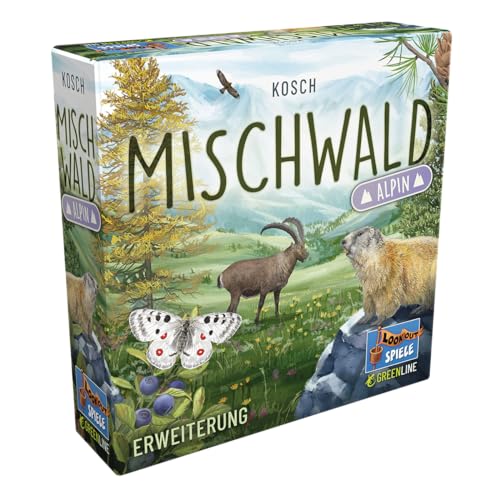 Lookout, Mischwald – Alpin, Erweiterung, Familienspiel, Kartenspiel, 2-5 Spieler, Ab 10+ Jahren, 60 Minuten, Deutsch von Lookout