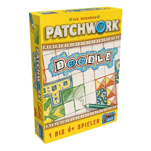Lookout | Patchwork Doodle | Familienspiel | Legespiel | 1-6 Spieler | Ab 8+ Jahren | 20+ Minuten | Deutsch von Lookout