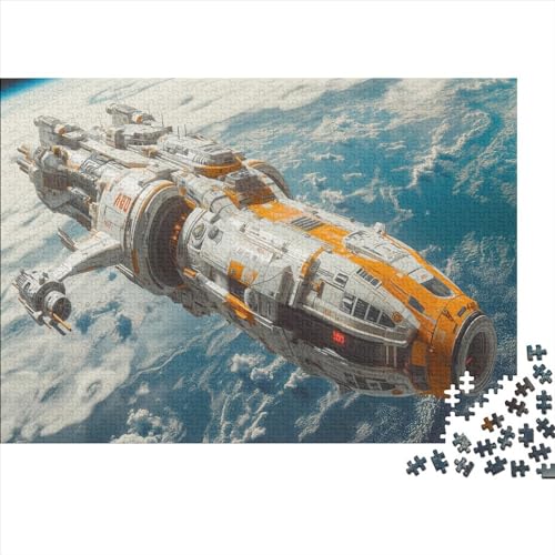 Space Shuttle Puzzle Kit Lernspiel Holzspielzeug Einzigartiges Geschenk Moderne Wohnkultur Future Aircraft Puzzles 1000 Teile Herausforderung Spielzeug Für Erwachsene Kinder 1000pcs (75x50cm) von Loommgger