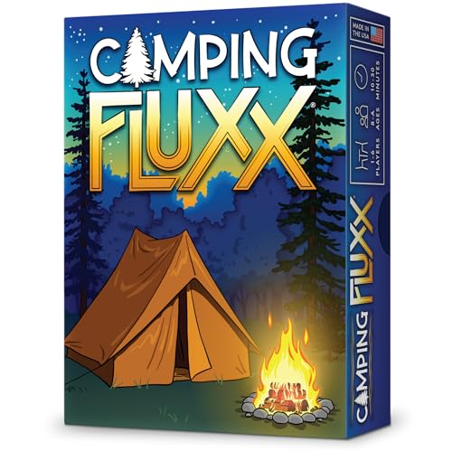 Looney Labs | Camping Fluxx Card Game Summer Fun, Outdoor Adventure, Perfect for Family Camping Trips and Campfire Nights | English Looney Labs | Camping Fluxx Card Game Summer Fun, Outdoor Adventure, Perfect for Family Camping Trips and Campfire Nights | English von Looney Labs