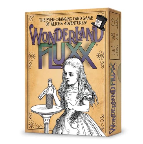 Looney Labs | Wonderland Fluxx The Ever Changing Card Game of Alice in Wonderland Adventures | English von Looney Labs