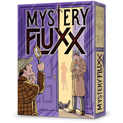 Looney Labs Mystery Fluxx – Card Game – Whodunit Theme – 1–6 Players | 10–30 Minutes | Ages 8+ – English Looney Labs Mystery Fluxx – Card Game – Whodunit Theme – 1–6 Players | 10–30 Minutes | Ages 8+ – English von Looney Labs