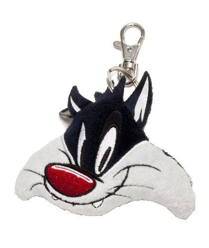 LOONEY TUNES 233320 - Sylvester Plüsch-Schatzhalter, 7 cm von Joytoy