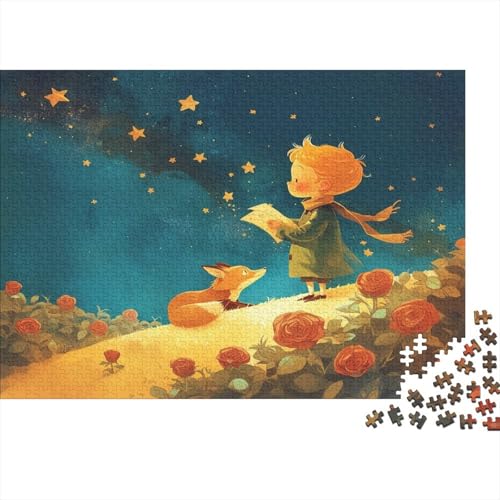 Der kleine Prinz und der Fuchs Puzzle 1000 Teile Puzzles Für Erwachsene Klassische Puzzles 1000 Teile Erwachsene 1000pcs (75x50cm) von Loongboy