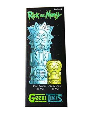 Rick And Morty Geeki Tiki Set Geschenkkiste DX Exclusive Neu nie geöffnet von Loot Crate