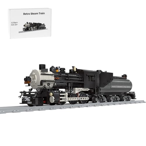 LootPop Bausatz für eine Dampflokomotive – Klassisches Retro-Modell mit über 1136 Teilen, inklusive Gleisen & Kleinteilen, perfekt als DIY-Projekt oder statisches Display LootPop Bausatz für eine Dampflokomotive – Klassisches Retro-Modell mit über 1136 Teilen, inklusive Gleisen & Kleinteilen, perfekt als DIY-Projekt oder statisches Display von LootPop