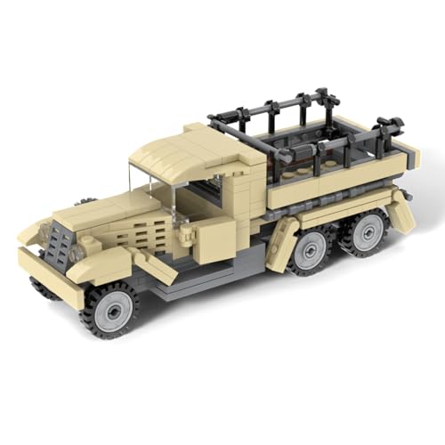 LootPop DIY Kreativ-Bausatz – MOC Militärpanzer Modell-Japanischer Type 94 Militär-LKW 258 Teile von LootPop