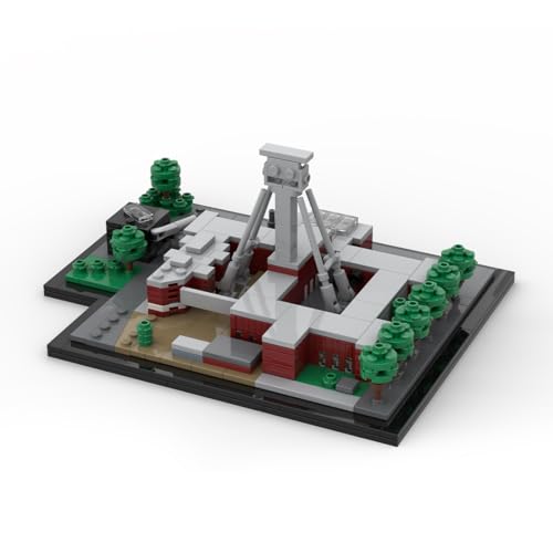 LootPop Klemmbausteine Architecture MOC-181258 Deutsches Bergbau-Museum Historisches Architekturmodell DIY Bausatz, Erwachsene und Jugendliche, 588 Teile von LootPop