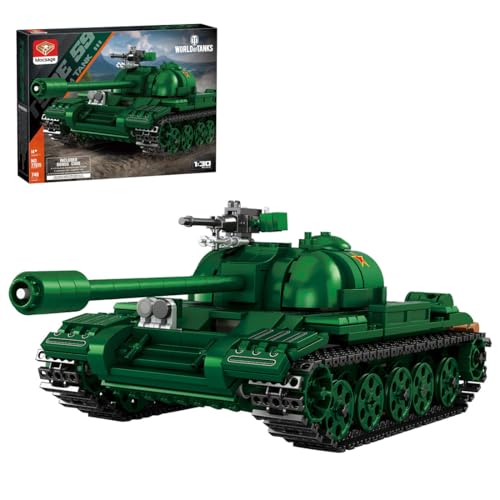 LootPop Militär Panzer Bausteine Set, 1/30 Typ 59 Panzer Modellbausatz – Sammlermodell für Militärfans, Geschenk für Armee-Enthusiasten und Erwachsene, Weihnachtsvorabgeschenk, 748 Teile LootPop Militär Panzer Bausteine Set, 1/30 Typ 59 Panzer Modellbausatz – Sammlermodell für Militärfans, Geschenk für Armee-Enthusiasten und Erwachsene, Weihnachtsvorabgeschenk, 748 Teile von LootPop