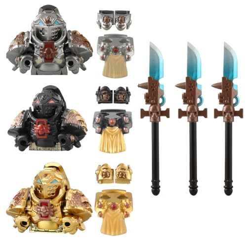 LootPop Mini-Ritterwaffenzubehör, Rüstungs- und Waffenset im Sci-Fi-Stil, einschließlich DREI Ritterrüstungssets DREI Waffen, Kompatibel mit großen Marken, 12Teile LootPop Mini-Ritterwaffenzubehör, Rüstungs- und Waffenset im Sci-Fi-Stil, einschließlich DREI Ritterrüstungssets DREI Waffen, Kompatibel mit großen Marken, 12Teile von LootPop