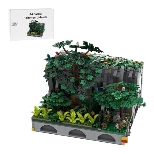 LootPop Mittelalterliche Burg Klemmbausteine Bausatz, A4 Burg Hohengeroldseck Submodul Bausteine Set 1662STÜCK, Landschaftsfriedhof für MOC-207737, Große Ausstellungs- und Sammlungsmodelle LootPop Mittelalterliche Burg Klemmbausteine Bausatz, A4 Burg Hohengeroldseck Submodul Bausteine Set 1662STÜCK, Landschaftsfriedhof für MOC-207737, Große Ausstellungs- und Sammlungsmodelle von LootPop
