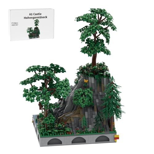 LootPop Mittelalterliche Burg Klemmbausteine Bausatz, MOC-207594 A1 Burg Hohengeroldseck - Landschaft für MOC-207737 Burg Hohengeroldseck (2718STÜCK) von LootPop
