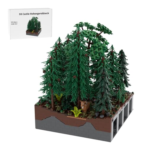 LootPop Mittelalterliche Burg Klemmbausteine Bausatz, MOC-208082 D8 Burg Hohengeroldseck - Getreidefeld Bausteine Set für MOC-207737 Burg Hohengeroldseck (3513Teile) von LootPop